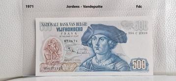 500 frank  Orly  * Kwaliteit *  Fdc * beschikbaar voor biedingen