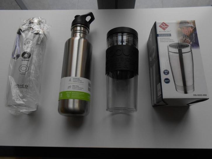 Splinternieuwe drinkbekers - zie omschrijving, Sport en Fitness, Drinkbussen, Nieuw, Ophalen