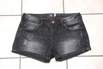 Shorts „Bershka” zwarte vervaagde jeans T40 als NIEUW!