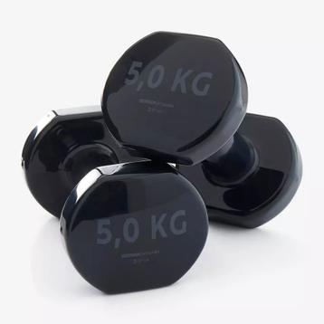 Paar halters 2x5kg, Sport en Fitness, Ophalen, Nieuw, Benen, Halterset