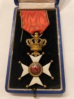 Lot 46 : Très ancienne médaille en émail LEOPOLD, Enlèvement ou Envoi