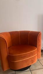 DUTCHBONE FLOWER Fluwelen draaifauteuil, Huis en Inrichting, Ophalen, Zo goed als nieuw, Stof
