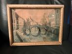 Hubert Creytens °Wingene1913+Wingene2009-Aquarel achter glas, Antiek en Kunst, Ophalen of Verzenden
