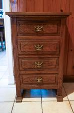 Eiken ladenkast, Ophalen, Eikenhout, 50 tot 100 cm, Zo goed als nieuw