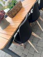 Tuintafel + 8 stoelen te koop!, Ophalen, Zo goed als nieuw