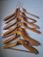 7 brede houten kapstokken (Kapellen), Huis en Inrichting, Ophalen of Verzenden, Gebruikt