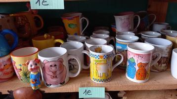 spaarpotten of beeldjes vanaf 1€ beschikbaar voor biedingen