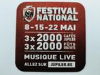 Bierviltje Jupiler (festival national 2000 Frans), Comme neuf, Sous-bock, Enlèvement ou Envoi, Jupiler