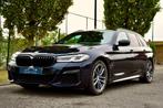 BMW 530d Touring **M-Sport** Hybride, Auto's, Automaat, Blauw, Leder, Bedrijf