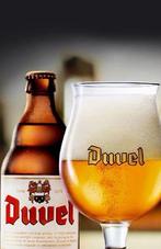 Metalen reclamebord Duvel 9 - retro vintage mancave, Ophalen of Verzenden, Zo goed als nieuw, Reclamebord, Plaat of Schild, Duvel