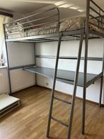 IKEA zwart stapelbed, Ophalen, Eenpersoons, 210 cm, 180 tot 200 cm