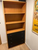 Boekenkast met laden, Huis en Inrichting, Ophalen, Gebruikt, 50 tot 100 cm, Kersenhout