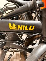 Elektrische plooifiets, Fietsen en Brommers, Fietsen | Vouwfietsen, Gebruikt, 16 tot 18 inch, Versnellingen, Totaal opvouwbaar