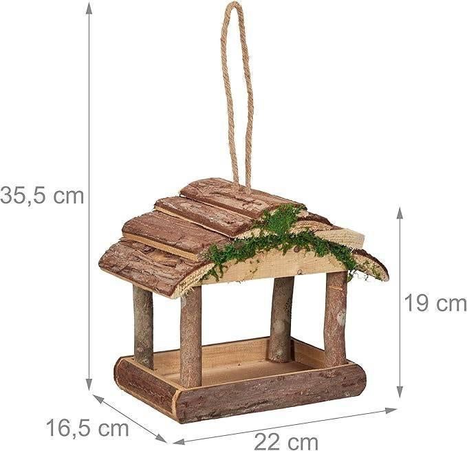 Houten vogelvoederhuis | GRATIS LEVERING, -, Verzenden, -, Nieuw