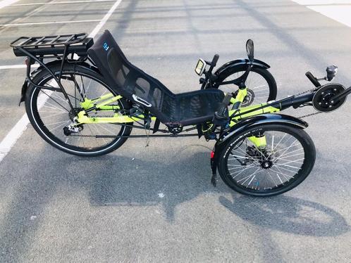 HP Velotechnik ligfiets trike met electrische ondersteuning, Fietsen en Brommers, Fietsen | Ligfietsen, Zo goed als nieuw, Ophalen of Verzenden