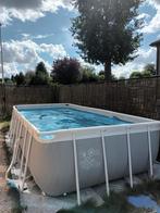 Intex opzetzwembad 4m88x2m44x1m07 + allerlei toebehoren, Tuin en Terras, Zwembaden, Ophalen, Gebruikt, 200 tot 300 cm, 80 tot 120 cm