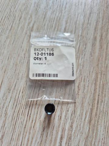 Piercing tunnel chirurgical 6mm noir, Enlèvement ou Envoi, Comme neuf