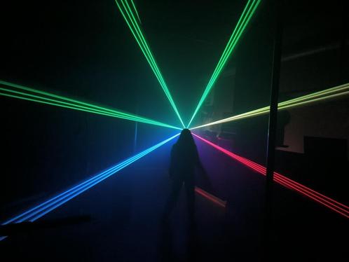 Nieuwe First Class 5W RGB Laser 25Kpps, Muziek en Instrumenten, Licht en Laser, Nieuw, Licht, Geluidgestuurd, Kleur, Stroboscoopeffect