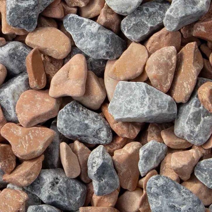 Baltic blend grind grijsblauw zachtoranje siergrind tuin pad, Tuin en Terras, Grind, Keien en Split, Nieuw, Grind, Multi, Verzenden