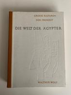 Die Welt der Ägypter, Walther Wolf, in perfekter Kondition, Livres, Histoire mondiale, Comme neuf, Enlèvement