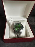 1op1 rolex horloge, Handtassen en Accessoires, Horloges | Heren, Staal, Polshorloge, Zo goed als nieuw, Zilver