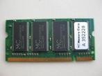 512MB PC2700 DDR1 So-dimm laptopgeheugen, Informatique & Logiciels, Mémoire RAM, Comme neuf, DDR, Laptop, Enlèvement ou Envoi