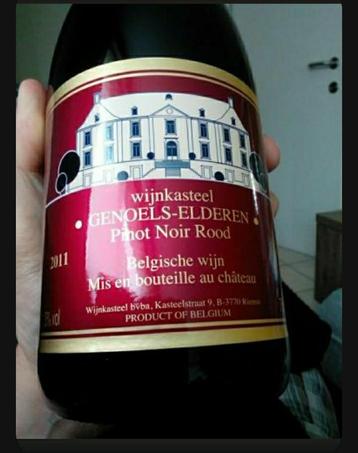 Pinot Noir Rood 2011 wijnkasteel Genoels Elderen   beschikbaar voor biedingen