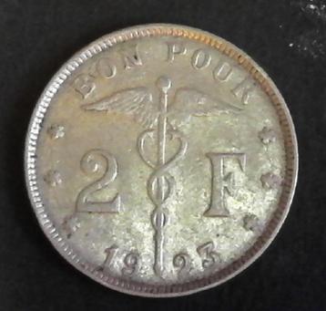 2 frank 1923 FR Albert 1 beschikbaar voor biedingen