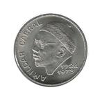 Kaapverdië, 50 Escudos 1977, Almicar Cabral., Postzegels en Munten, Munten | Afrika, Ophalen of Verzenden, Overige landen, Losse munt