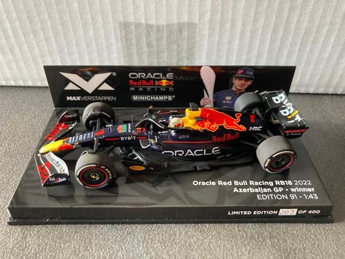 Max Verstappen 1:43 editie 91 Winner Azerbaijan GP 2022, Verzamelen, Automerken, Motoren en Formule 1, Nieuw, Formule 1, Ophalen of Verzenden