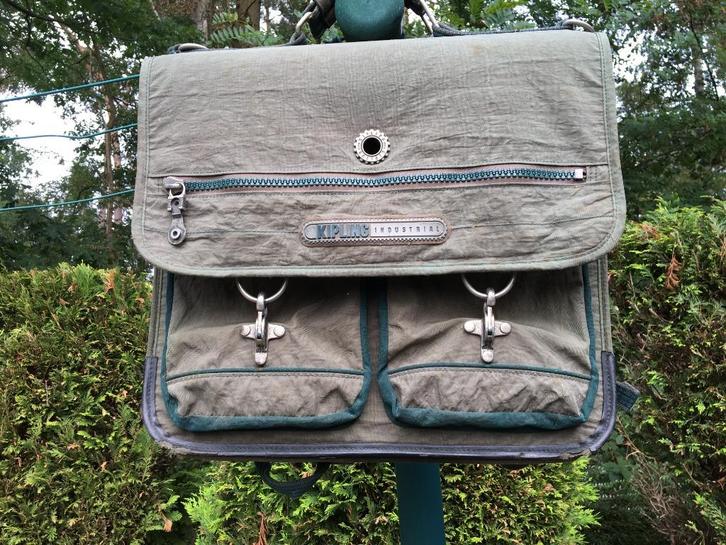 BOEKENTAS KIPLING/VINTAGE, Handtassen en Accessoires, Tassen | Schooltassen, Gebruikt, Aktetas of Boekentas, 40 tot 50 cm, 30 tot 40 cm