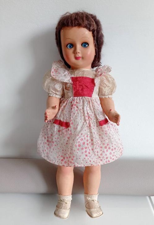 Poupée ancienne en carton bouilli 1930, Verzamelen, Poppen, Pop, Ophalen
