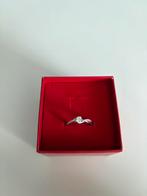 Bague de fiançailles diamant 0,3 carat – Or blanc 18 carats, Ophalen, Zo goed als nieuw, Wit, Goud