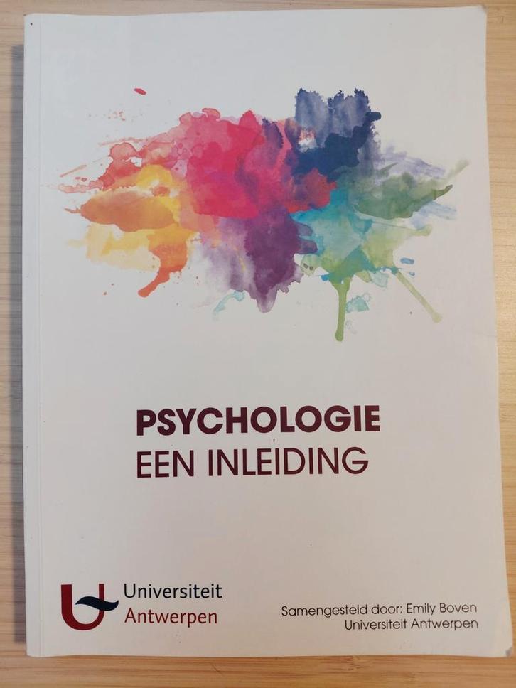 Emily Boven - Psychologie, een inleiding, Livres, Livres scolaires, Néerlandais, Enlèvement ou Envoi