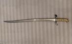 Baïonnette type 1842. Sabre à lame Yatagan., Collections, Objets militaires | Général, Enlèvement ou Envoi, Armée de terre, Épée ou sabre