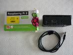Raspberry Pi2 Model B + Doos + voedingskabel, Computers en Software, Minder dan 4 GB, Minder dan 2 Ghz, Ophalen of Verzenden, Zo goed als nieuw