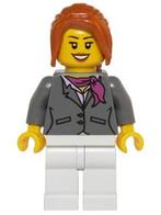 Lego figuur hol068 Girl Ponytail / F1-2, Enlèvement ou Envoi, Comme neuf, Briques en vrac, Lego