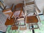Lot de 10 anciennes chaises , certaines a reparer., Antiek en Kunst, Ophalen