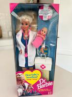 Vintage dokter Barbie mattel 90s oude pop nieuw nrfb, Verzamelen, Ophalen of Verzenden, Nieuw, Pop