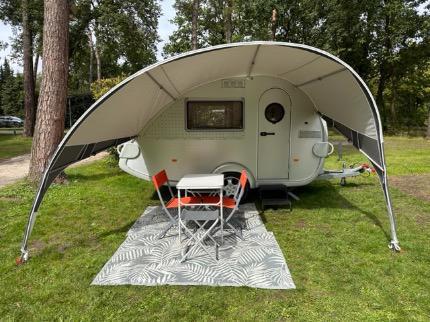 Te huur: T@b 320 RS caravan inventaris fietsendrager izgst, Caravans en Kamperen, Verhuur