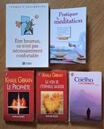 5 livres:bonheur;méditation;Khalil Gibran ;Coelho, Livres, Enlèvement ou Envoi, Utilisé, Général