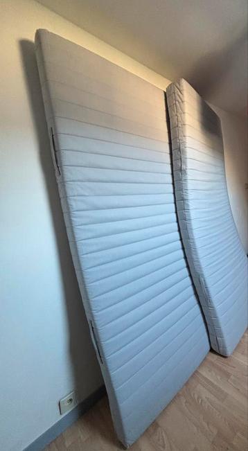 Superbe paire matelas Ikea Sultan Fåvang 90/200 neufs, Enlèvement, Comme neuf