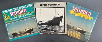 RADIO VERONICA - Verzameling 3 herdenkingsalbums ( 3 LPs ) beschikbaar voor biedingen