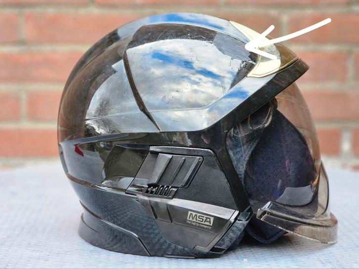 Brandweerhelm brandweer MSA F1xf casque pompier, Verzamelen, Militaria | Algemeen, Ophalen of Verzenden