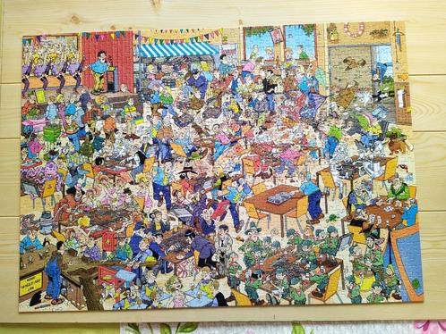 puzzel jan van haasteren "NK puzzelen" 1 000 stukjes volledi, Hobby en Vrije tijd, Denksport en Puzzels, Zo goed als nieuw, Legpuzzel