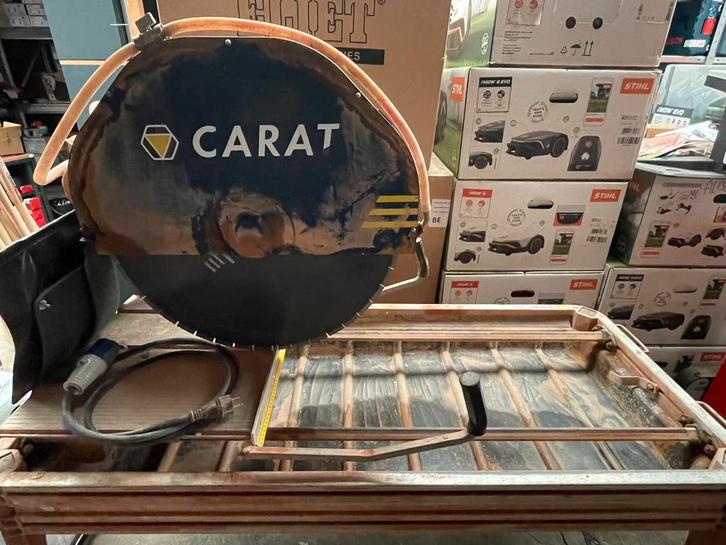 ️ Carat T 6010 Steenzaagtafel – 230V – Recent nagezien!, Doe-het-zelf en Bouw, Gereedschap | Zaagmachines, Gebruikt, Ophalen