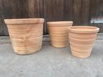 Terracotta bloempotten, Tuin en Terras, Bloempotten, Ophalen, Nieuw, Terracotta