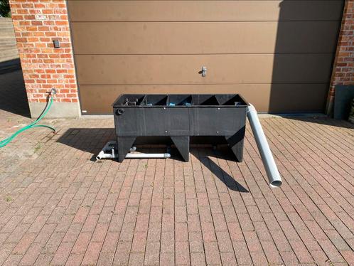 5 kamer vijverfilter met 6 borstels en japanse matten, Tuin en Terras, Vijver-toebehoren, Zo goed als nieuw, Vijverfilter, Ophalen