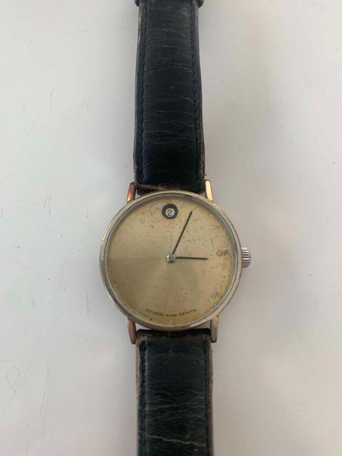Vintage Horloge: Movado Swiss Zenith, Handtassen en Accessoires, Horloges | Heren, Gebruikt, Polshorloge, Overige merken, Staal