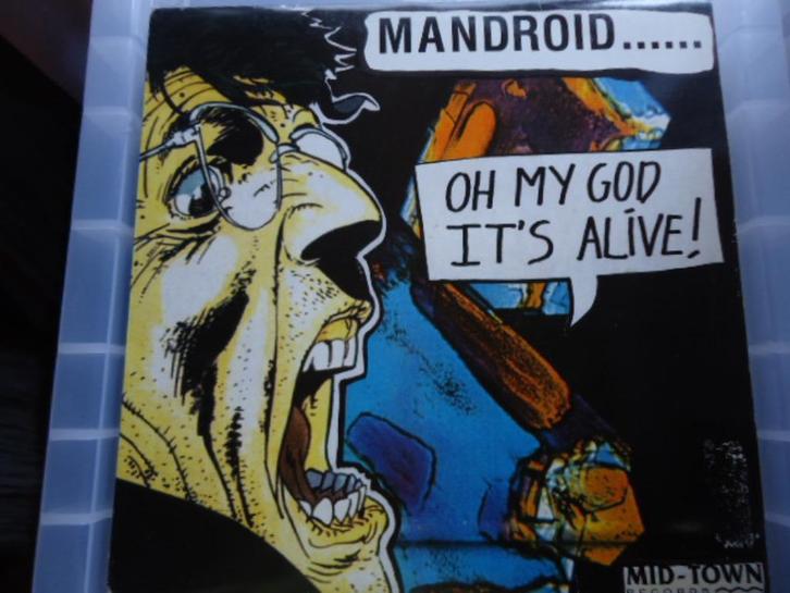 Mandroid - Oh My God It's Alive! (Midtown Records), Cd's en Dvd's, Vinyl | Dance en House, Gebruikt, Techno of Trance, 12 inch